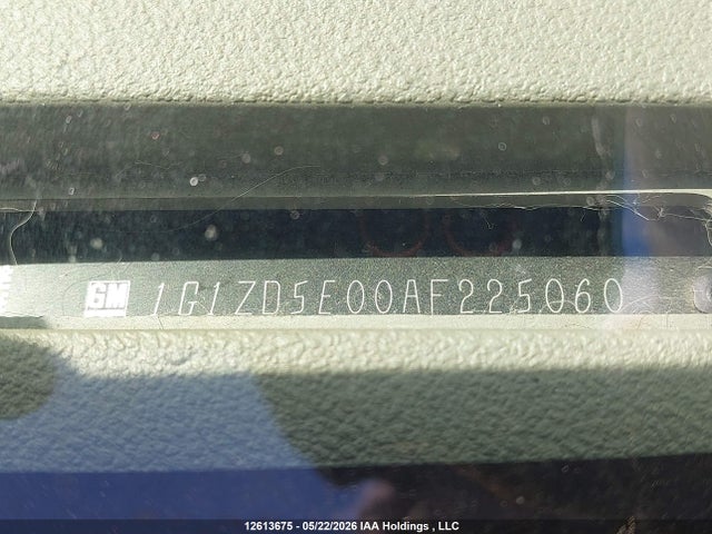 12613675 :رقم المزاد ، 1G1ZD5E00AF225060 vin ، 2010 Chevrolet Malibu Lt Platinum Edition مزاد بيع