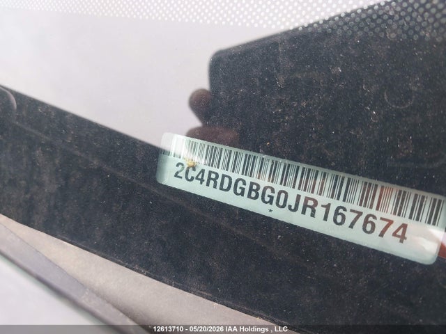 2C4RDGBG0JR167674 Dodge Grand Caravan Cvp/sxt