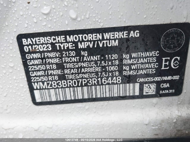 WMZ83BR07P3R16448 Mini Countryman Cooper S