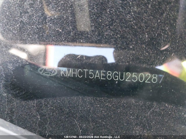 KMHCT5AE8GU250287 Hyundai ACCENT SE
