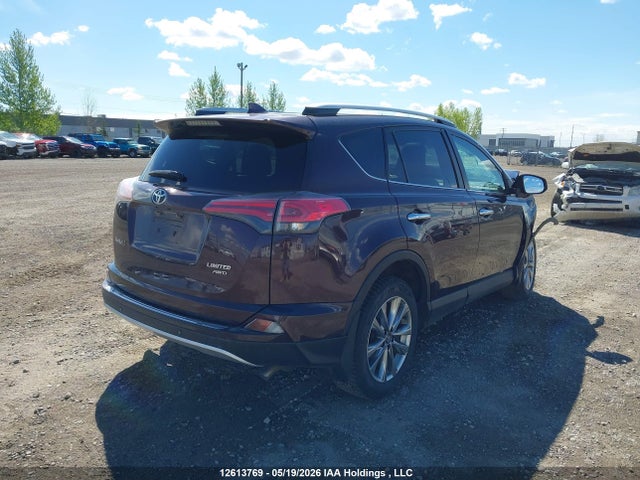 12613769 :رقم المزاد ، 2T3DFREV2GW504547 vin ، 2016 Toyota Rav4 Limited مزاد بيع