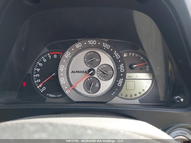 12613783 :رقم المزاد ، SXE100053271 vin ، 2004 Toyota Altezza مزاد بيع