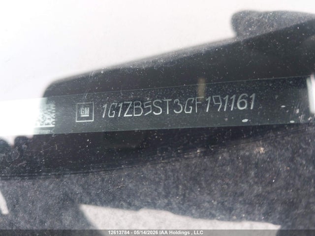 2016 Chevrolet Malibu მანქანა იყიდება აუქციონზე, vin: 1G1ZB5ST3GF191161, აუქციონის ნომერი: 12613784