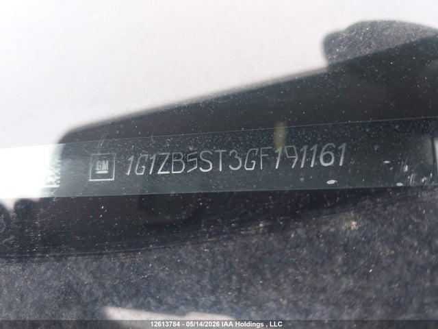 2016 Chevrolet Malibu მანქანა იყიდება აუქციონზე, vin: 1G1ZB5ST3GF191161, აუქციონის ნომერი: 12613784