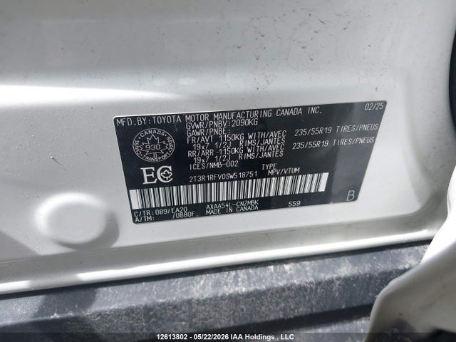 2T3R1RFV0SW518751 Toyota Rav4 Xle