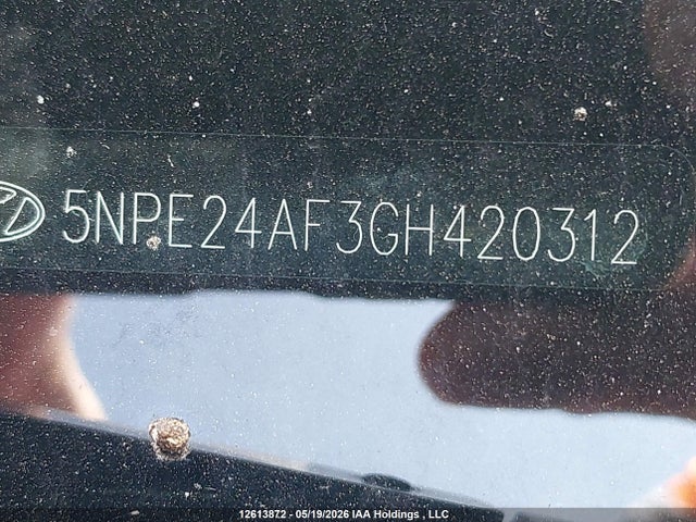Auction sale of the 2016 Hyundai Sonata Gls, vin: 5NPE24AF3GH420312, lot number: 12613872