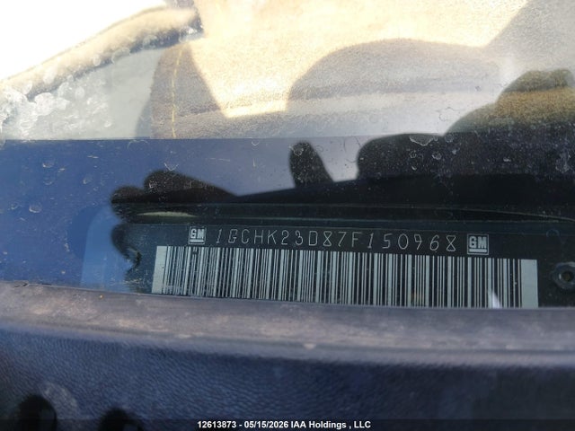 2007 Chevrolet Silverado K2500 Heavy Duty მანქანა იყიდება აუქციონზე, vin: 1GCHK23D87F150968, აუქციონის ნომერი: 12613873