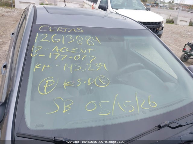Продаж на аукціоні авто 2017 Hyundai Accent Se, vin: KMHCT4AEXHU177077, номер лоту: 12613884