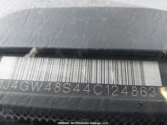 12608054 :رقم المزاد ، 1J4GW48S44C124863 vin ، 2004 Jeep Grand Cherokee Laredo مزاد بيع