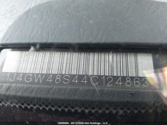 12608054 :رقم المزاد ، 1J4GW48S44C124863 vin ، 2004 Jeep Grand Cherokee Laredo مزاد بيع