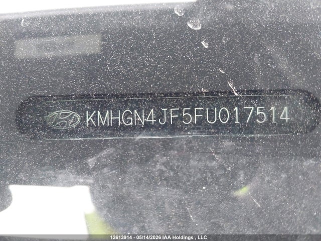Продаж на аукціоні авто 2015 Hyundai Genesis 5.0l, vin: KMHGN4JF5FU017514, номер лоту: 12613914