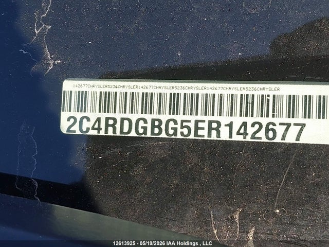 2C4RDGBG5ER142677 Dodge Grand Caravan Se