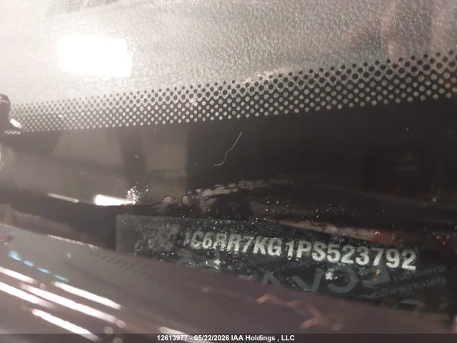 12613977 :رقم المزاد ، 1C6RR7KG1PS523792 vin ، 2023 Ram 1500 Classic Tradesman مزاد بيع
