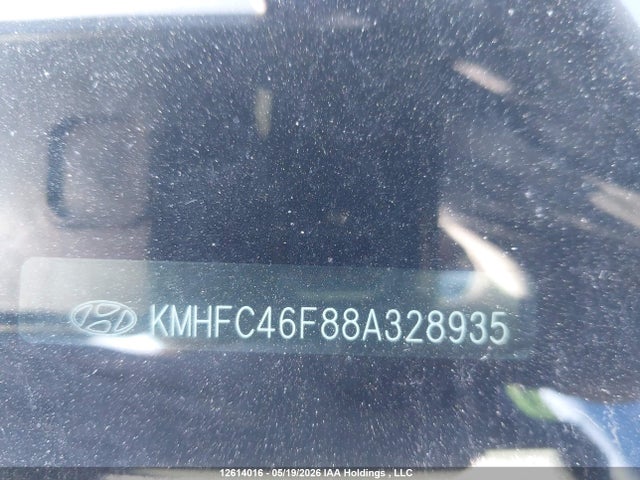 12614016 :رقم المزاد ، KMHFC46F88A328935 vin ، 2008 Hyundai Azera Se/limited مزاد بيع