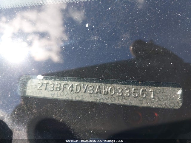 Aukcja sprzedaży 2010 Toyota Rav4, vin: 2T3BF4DV3AW033561, numer aukcji: 12614031