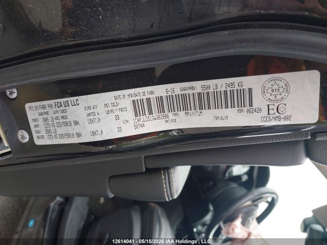 1C4PJLDS1GW362886 Jeep Cherokee