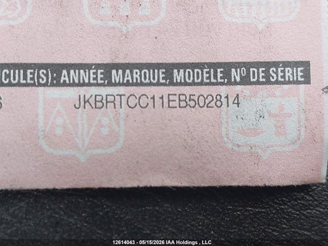 Kawasaki Krt800 C 2014 JKBRTCC11EB502814 Image 9