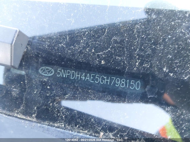 5NPDH4AE5GH798150 Hyundai ELANTRA GL
