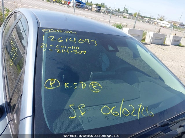 Aukcja sprzedaży 2021 Toyota Corolla Le, vin: 5YFBPMBE6MP214507, numer aukcji: 12614093