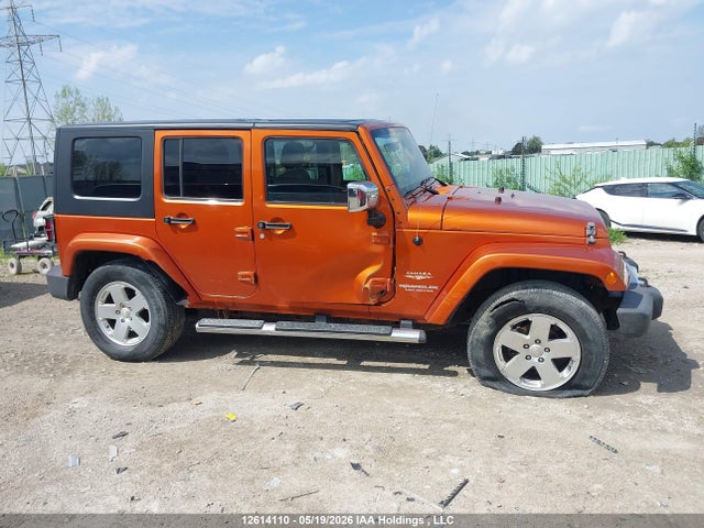 2010 Jeep Wrangler Unlimited Sahara მანქანა იყიდება აუქციონზე, vin: 1J4BA5H1XAL205674, აუქციონის ნომერი: 12614110
