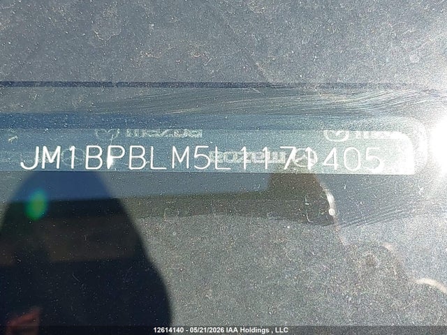 12614140 :رقم المزاد ، JM1BPBLM5L1171405 vin ، 2020 Mazda 3 مزاد بيع