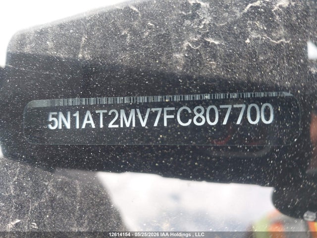 12614154 :رقم المزاد ، 5N1AT2MV7FC807700 vin ، 2015 Nissan Rogue S/sl/sv مزاد بيع