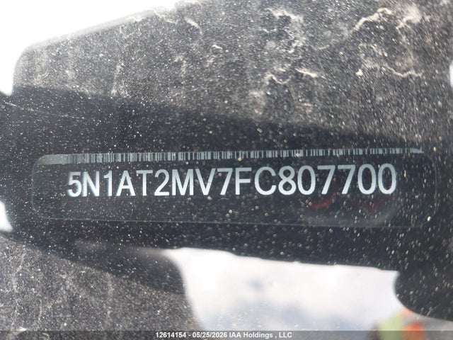 12614154 :رقم المزاد ، 5N1AT2MV7FC807700 vin ، 2015 Nissan Rogue S/sl/sv مزاد بيع