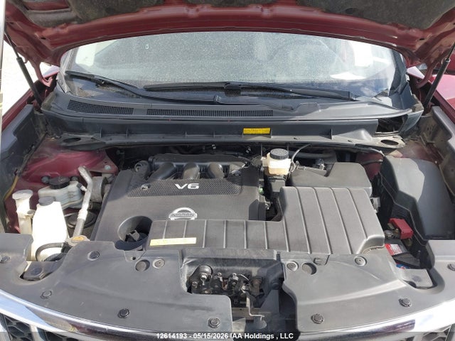 12614193 :رقم المزاد ، JN8AZ1MW5AW120247 vin ، 2010 Nissan Murano S/sl/le مزاد بيع