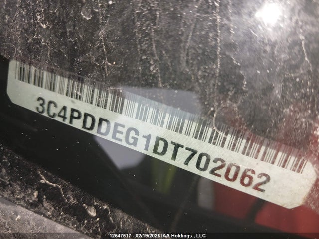 12547517 :رقم المزاد ، 3C4PDDEG1DT702062 vin ، 2013 Dodge Journey R/t Rallye مزاد بيع