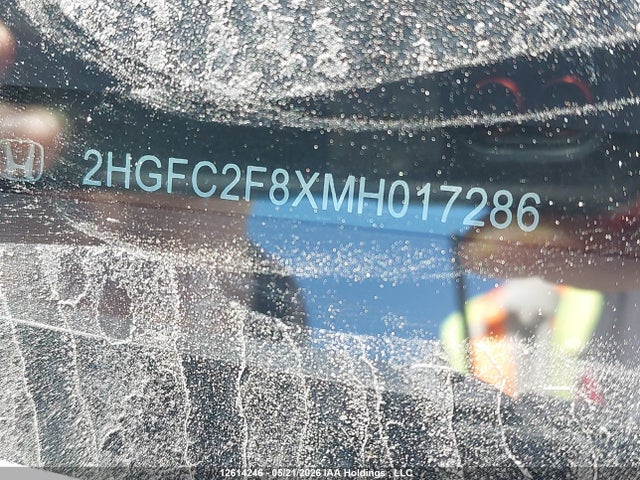 2021 Honda Civic Sport მანქანა იყიდება აუქციონზე, vin: 2HGFC2F8XMH017286, აუქციონის ნომერი: 12614246