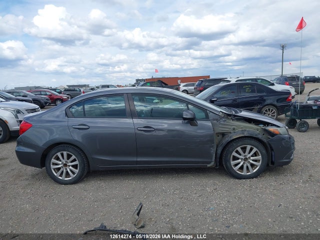 12614274 :رقم المزاد ، 2HGFB2F9XCH121707 vin ، 2012 Honda Civic Ex-l مزاد بيع