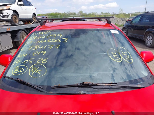 Продаж на аукціоні авто 2007 Mazda Mazda3, vin: JM1BK32F071734177, номер лоту: 12614299