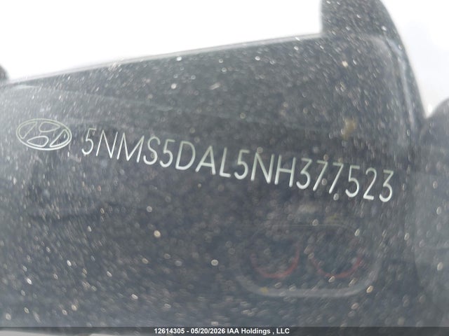 12614305 :رقم المزاد ، 5NMS5DAL5NH377523 vin ، 2022 Hyundai Santa Fe Calligraphy مزاد بيع