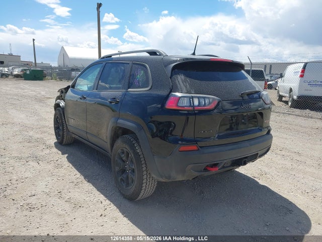 12614358 :رقم المزاد ، 1C4PJMBXXKD116055 vin ، 2019 Jeep Cherokee Trailhawk مزاد بيع