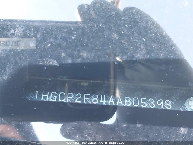 Aukcja sprzedaży 2010 Honda Accord Exl, vin: 1HGCP2F84AA805398, numer aukcji: 12614365