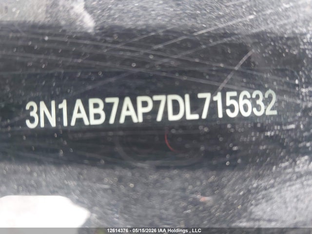 2013 Nissan Sentra მანქანა იყიდება აუქციონზე, vin: 3N1AB7AP7DL715632, აუქციონის ნომერი: 12614376