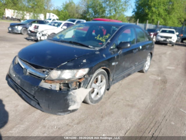 12614380 :رقم المزاد ، 2HGFA16537H105588 vin ، 2007 Honda Civic Lx مزاد بيع