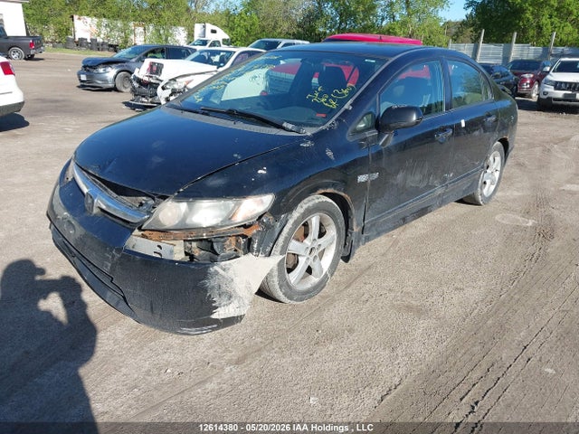 12614380 :رقم المزاد ، 2HGFA16537H105588 vin ، 2007 Honda Civic Lx مزاد بيع