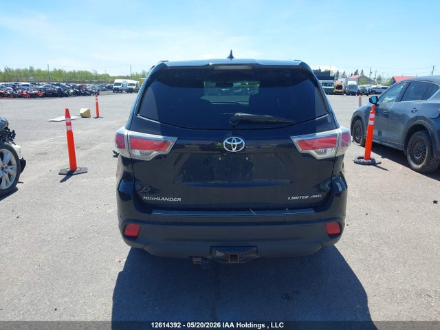 2016 Toyota Highlander Limited მანქანა იყიდება აუქციონზე, vin: 5TDDKRFHXGS289134, აუქციონის ნომერი: 12614392