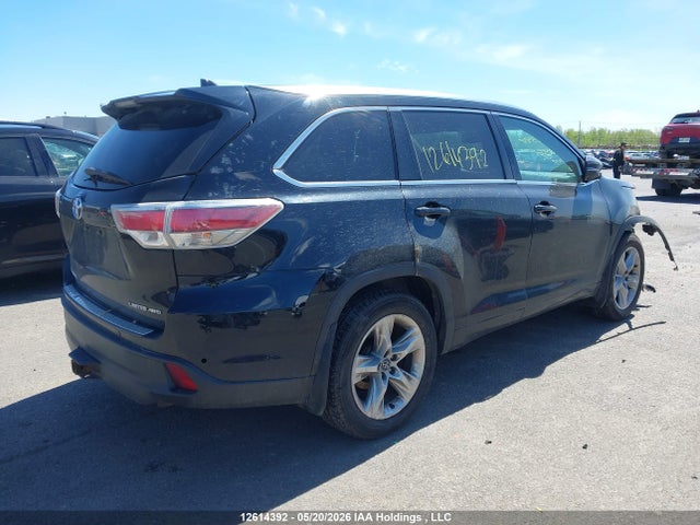2016 Toyota Highlander Limited მანქანა იყიდება აუქციონზე, vin: 5TDDKRFHXGS289134, აუქციონის ნომერი: 12614392