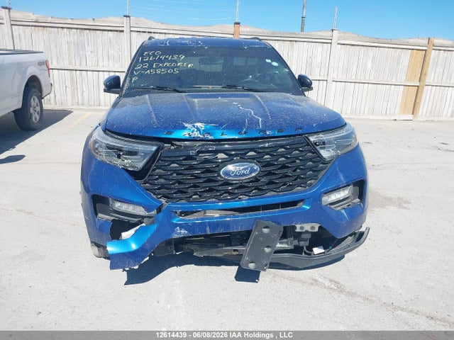 12614439 :رقم المزاد ، 1FMSK8KH1NGA58505 vin ، 2022 Ford Explorer St-line مزاد بيع