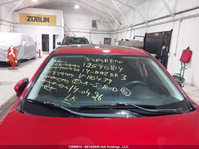 Продажа на аукционе авто 2014 Mazda Mazda3 Gs-sky, vin: 3MZBM1V77EM110439, номер лота: 12590814