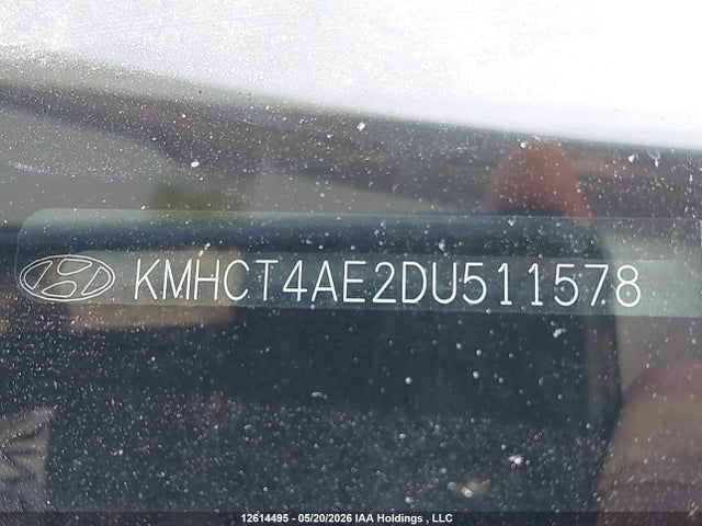 2013 Hyundai Accent მანქანა იყიდება აუქციონზე, vin: KMHCT4AE2DU511578, აუქციონის ნომერი: 12614495