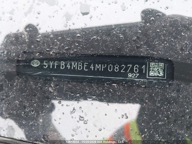 2021 Toyota Corolla Se მანქანა იყიდება აუქციონზე, vin: 5YFB4MBE4MP082761, აუქციონის ნომერი: 12614534