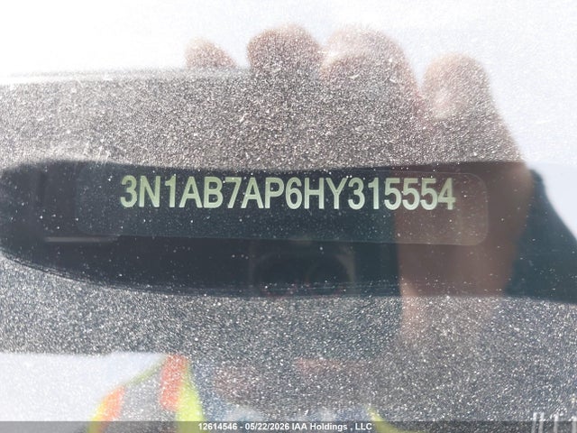 3N1AB7AP6HY315554 Nissan Sentra 1.8 S/1.8 Sl/1.8 Sv