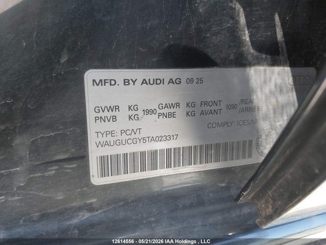 Audi A3 Premium/premium Plus 2026 WAUGUCGY5TA023317 Image 9