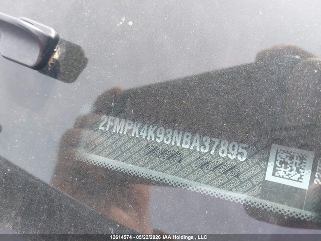 2022 Ford Edge Titanium მანქანა იყიდება აუქციონზე, vin: 2FMPK4K93NBA37895, აუქციონის ნომერი: 12614574