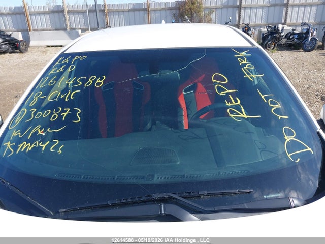 12614588 :رقم المزاد ، SHHFK8G36JU300873 vin ، 2018 Honda Civic Type-r مزاد بيع