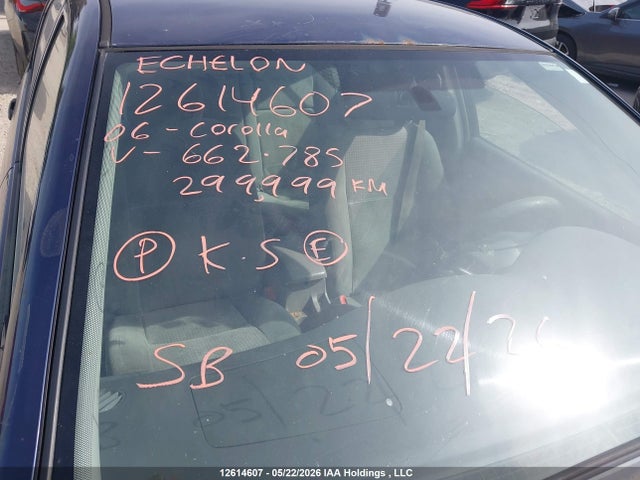 Продаж на аукціоні авто 2006 Toyota Corolla Ce/le/s, vin: 2T1BR32E66C662785, номер лоту: 12614607