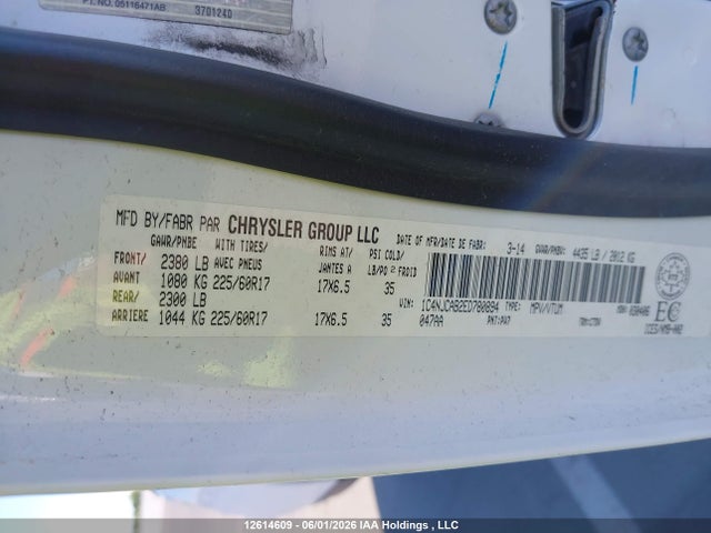 Aukcja sprzedaży 2014 Jeep Compass Sport, vin: 1C4NJCAB2ED780894, numer aukcji: 12614609
